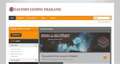 Desktop Screenshot of factory-listing-thailand.com